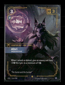 Ahri - Inquisitive #119a/298 Rare - Riftbound Origins
