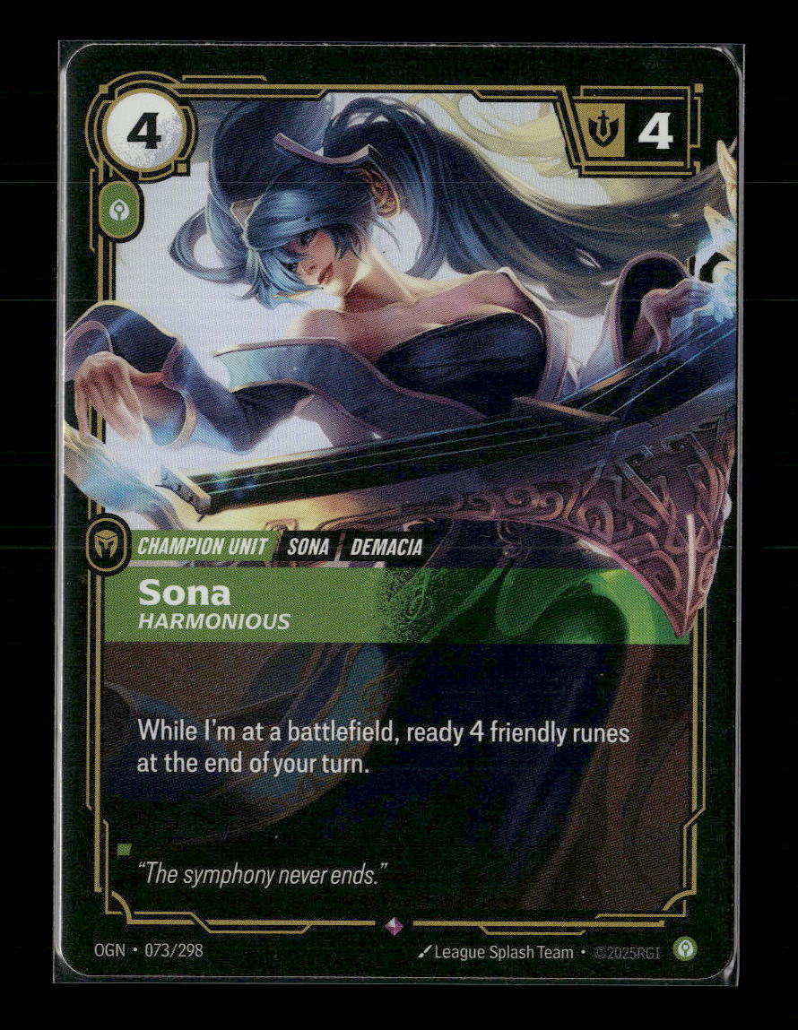 Sona #073/298 Legendary - Riftbound Origins