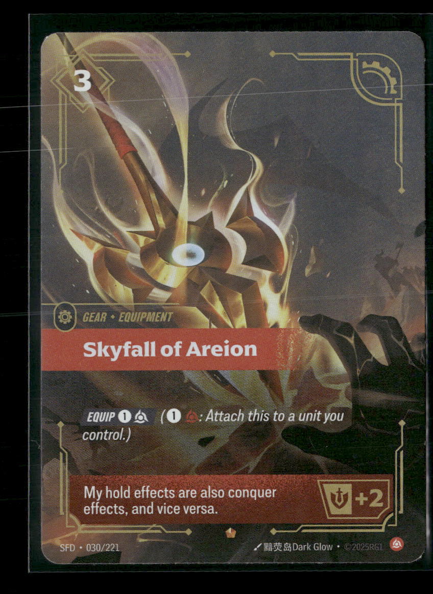 Skyfall of Areion #030/221 Rare - Riftbound Spiritforged