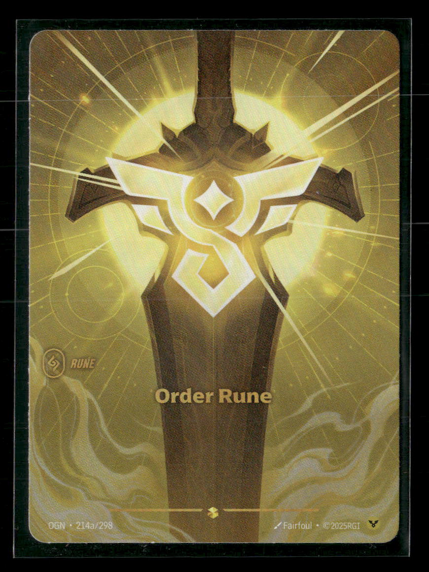 Order Rune #214a/298 - Riftbound Origins