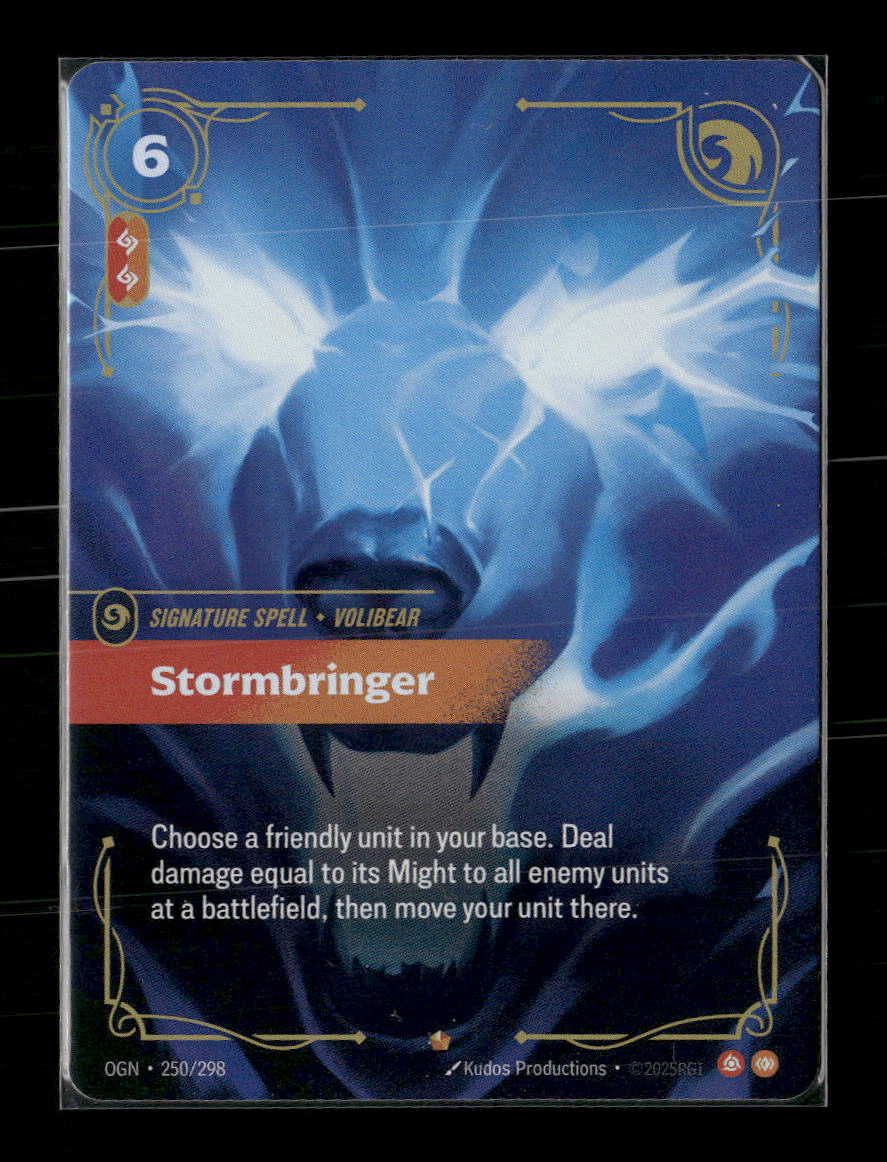 Stormbringer #250/298 Rare - Riftbound Origins