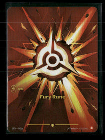 Fury Rune #R01a Foil Rare - Riftbound Spiritforged
