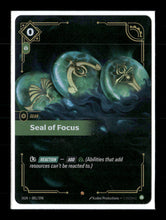 Seal of Focus #081/298 - Riftbound Origins