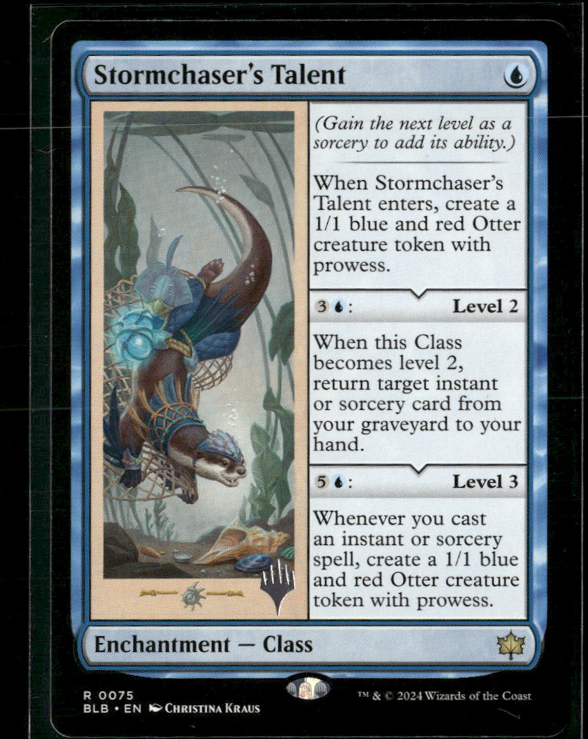 Stormchaser's Talent #0075 Rare - Magic: The Gathering Bloomburrow