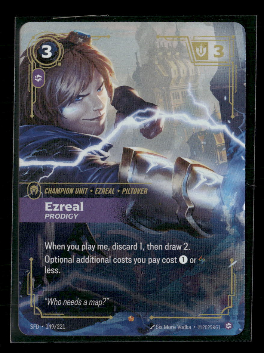 Ezreal, Prodigy #149/221 Holofoil Epic - Riftbound Spiritforged