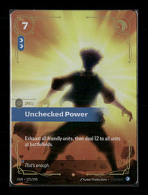 Unchecked Power #123/298 Holofoil Epic - Riftbound Origins