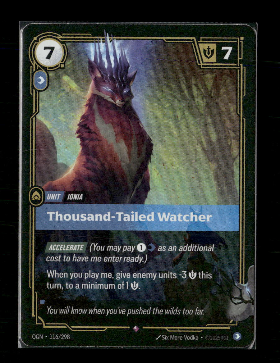Thousand-Tailed Watcher #116/298 Holofoil Rare - Riftbound Origins