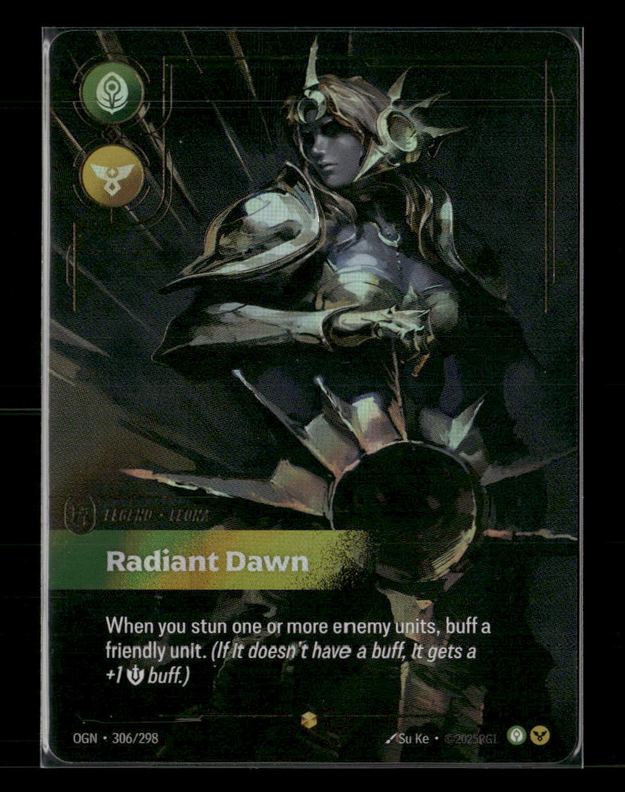 Leona - Radiant Dawn (Overnumbered) #306/298 Showcase - Riftbound Origins
