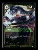 Sona, Harmonious #073/298 Holofoil Rare - Riftbound Origins