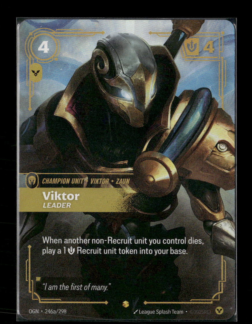 Viktor, Leader #246a/298 Holofoil Showcase - Riftbound Origins