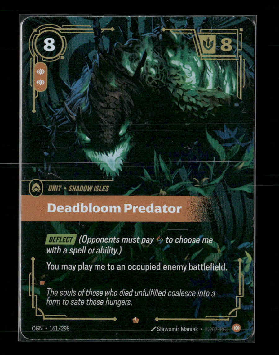 Deadbloom Predator #161/298 Epic - Riftbound Origins