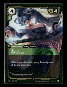 Sona, Harmonious #073/298 Holofoil Rare - Riftbound Origins
