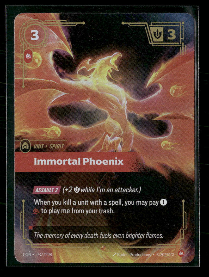 Immortal Phoenix #037/298 Epic - Riftbound Origins