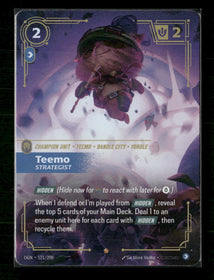 Teemo, Strategist #121/298 Holofoil Epic - Riftbound Origins