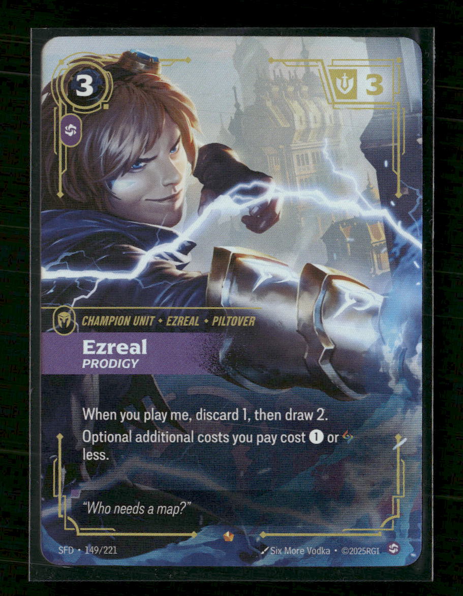 Ezreal, Prodigy #149/221 Holofoil Epic - Riftbound Spiritforged