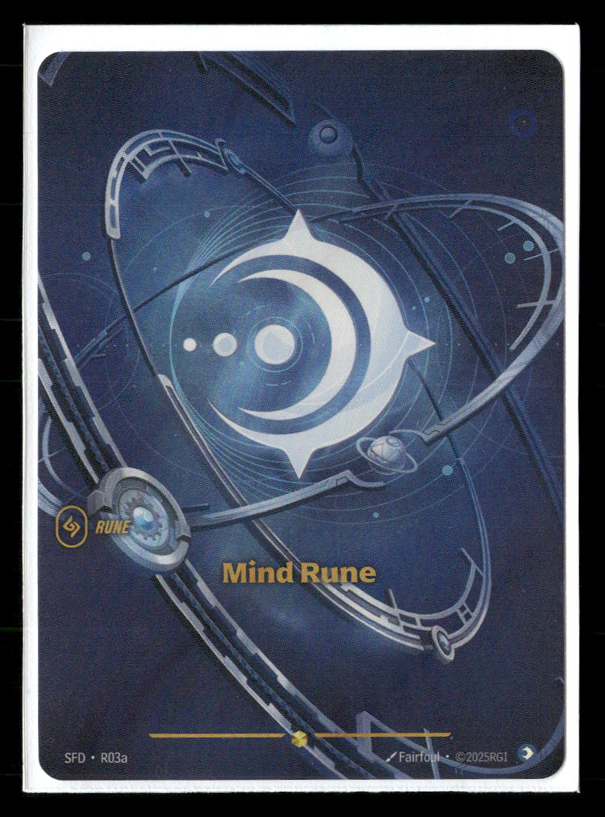 Mind Rune (Alternate Art) #R03a Showcase - Riftbound Spiritforged