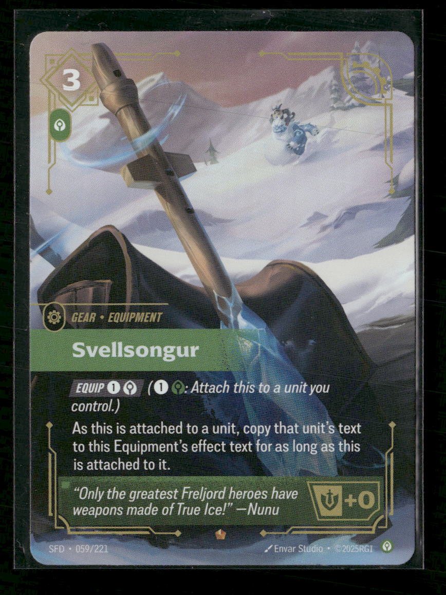 Svellsongur #059/221 Holofoil Epic - Riftbound Spiritforged