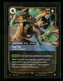 Kai'Sa, Evolutionary #112a/298 Holofoil Showcase - Riftbound Origins