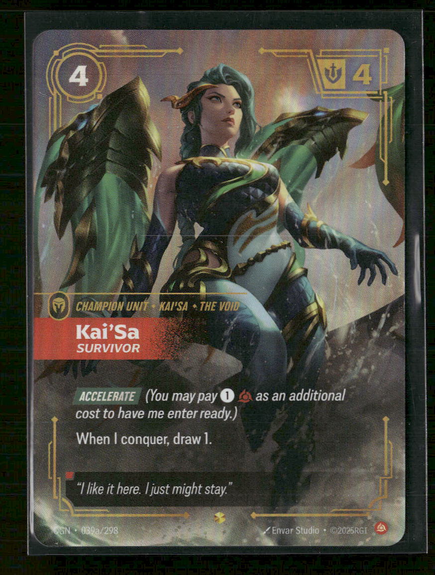 Kai'Sa - Survivor (Alternate Art) #039a/298 Showcase - Riftbound Origins
