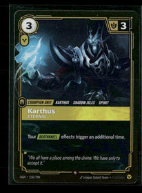 Karthus, Eternal #236/298 Holofoil Rare - Riftbound Origins