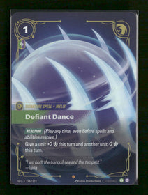 Defiant Dance #196/221 Rare - Riftbound Spiritforged