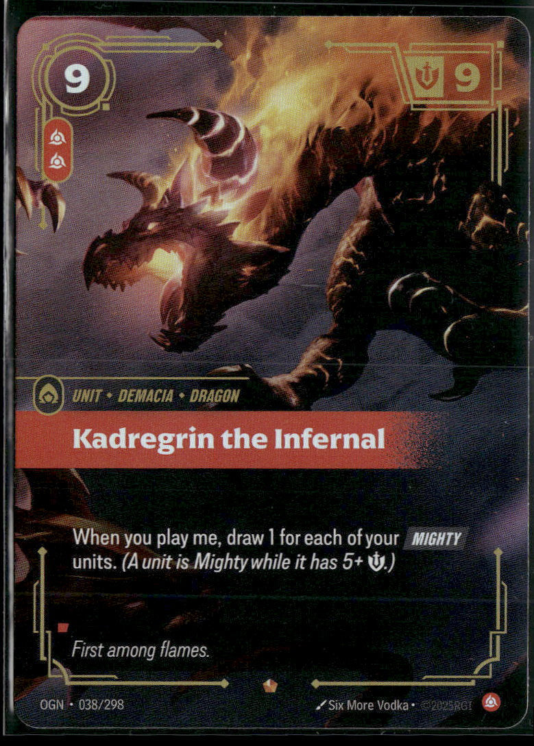 Kadregrin the Infernal #038/298 Epic - Riftbound Origins