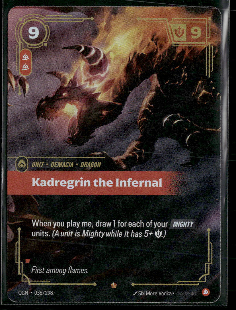 Kadregrin the Infernal #038/298 Legendary - Riftbound Origins