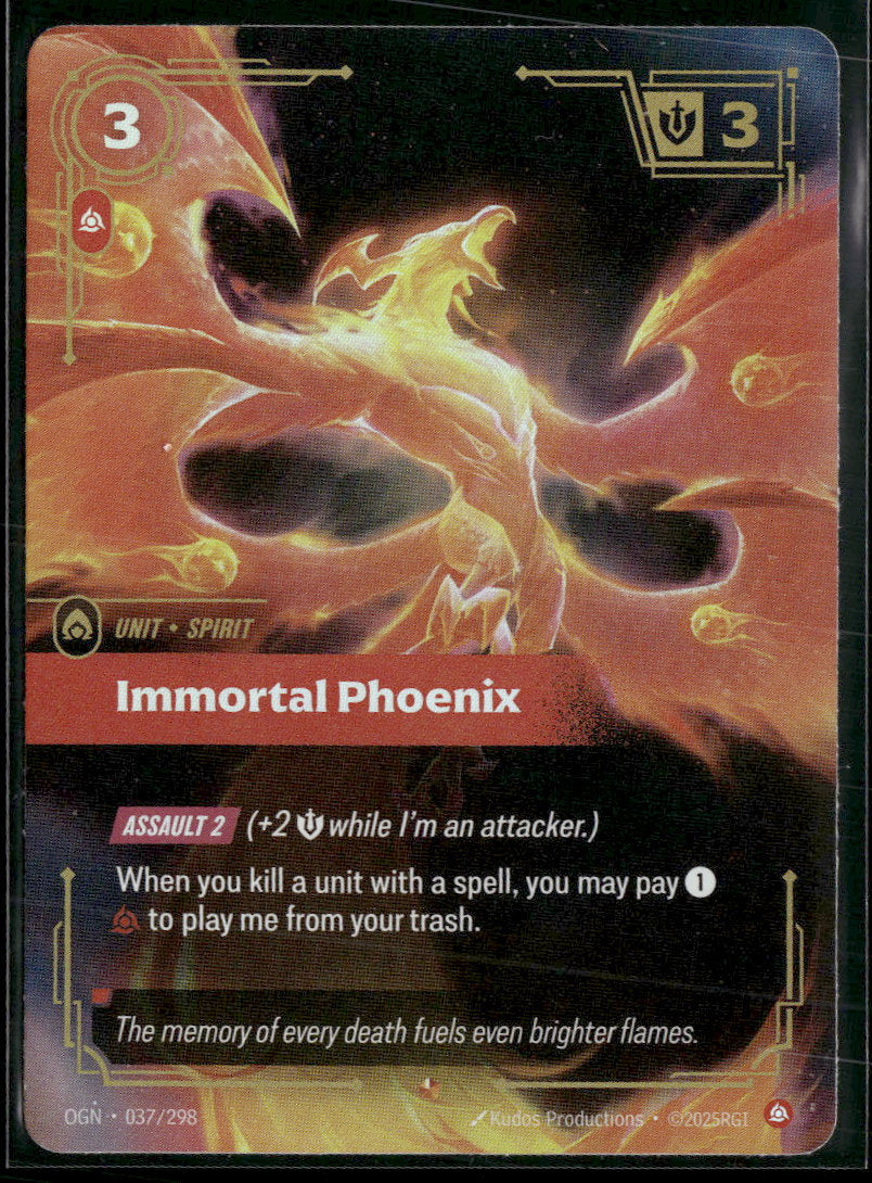 Immortal Phoenix #037/298 Rare - Riftbound Origins