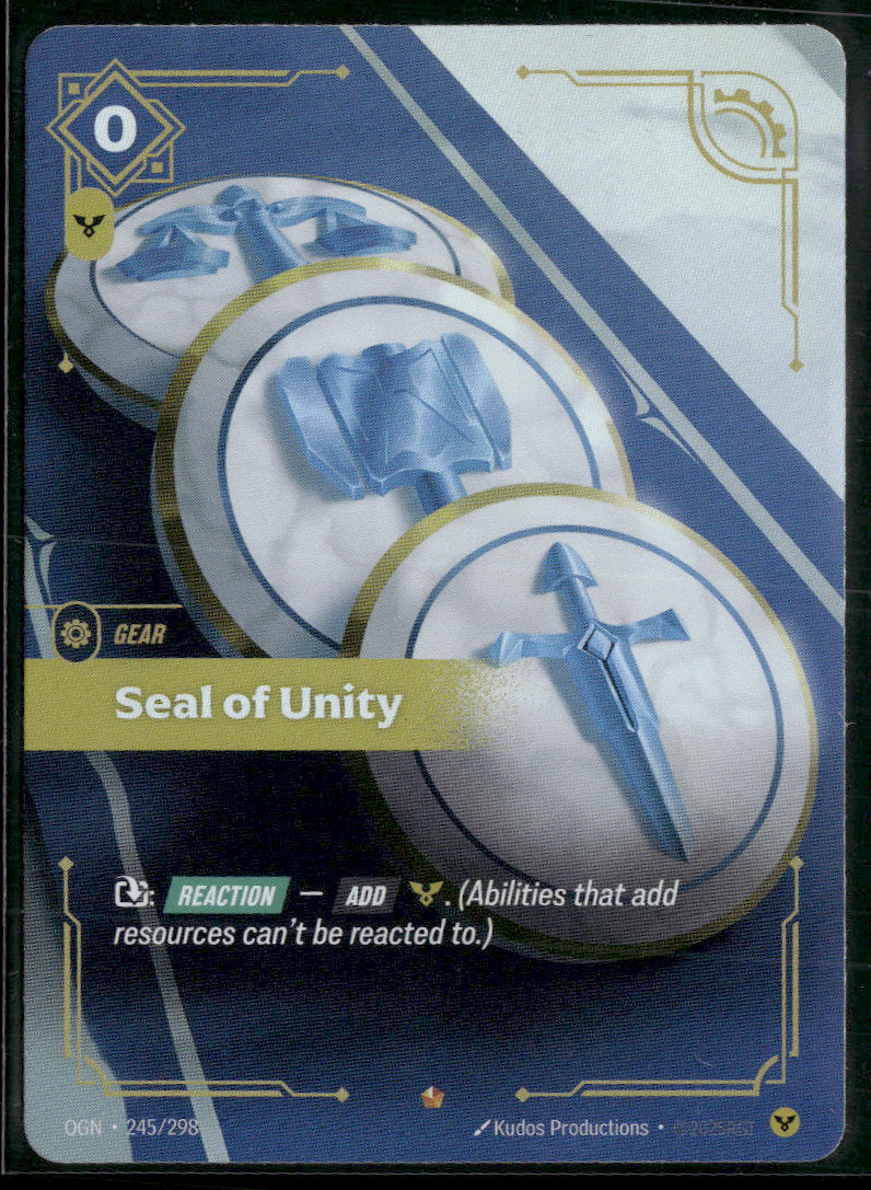 Seal of Unity #245/298 - Riftbound Origins