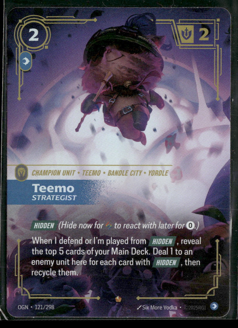 Teemo, Strategist #121/298 Legendary - Riftbound Origins