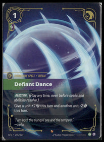 Defiant Dance #196/221 Rare - Riftbound Spiritforged