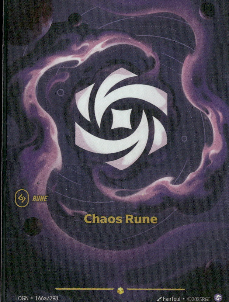 Chaos Rune #166a/298 - Riftbound Origins