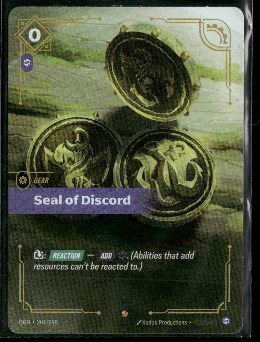 Seal of Discord #204/298 - Riftbound Origins