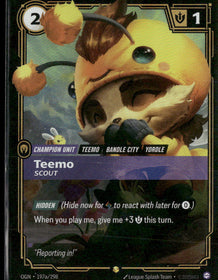Teemo - Scout (Alternate Art) #197a/298 Showcase - Riftbound Origins