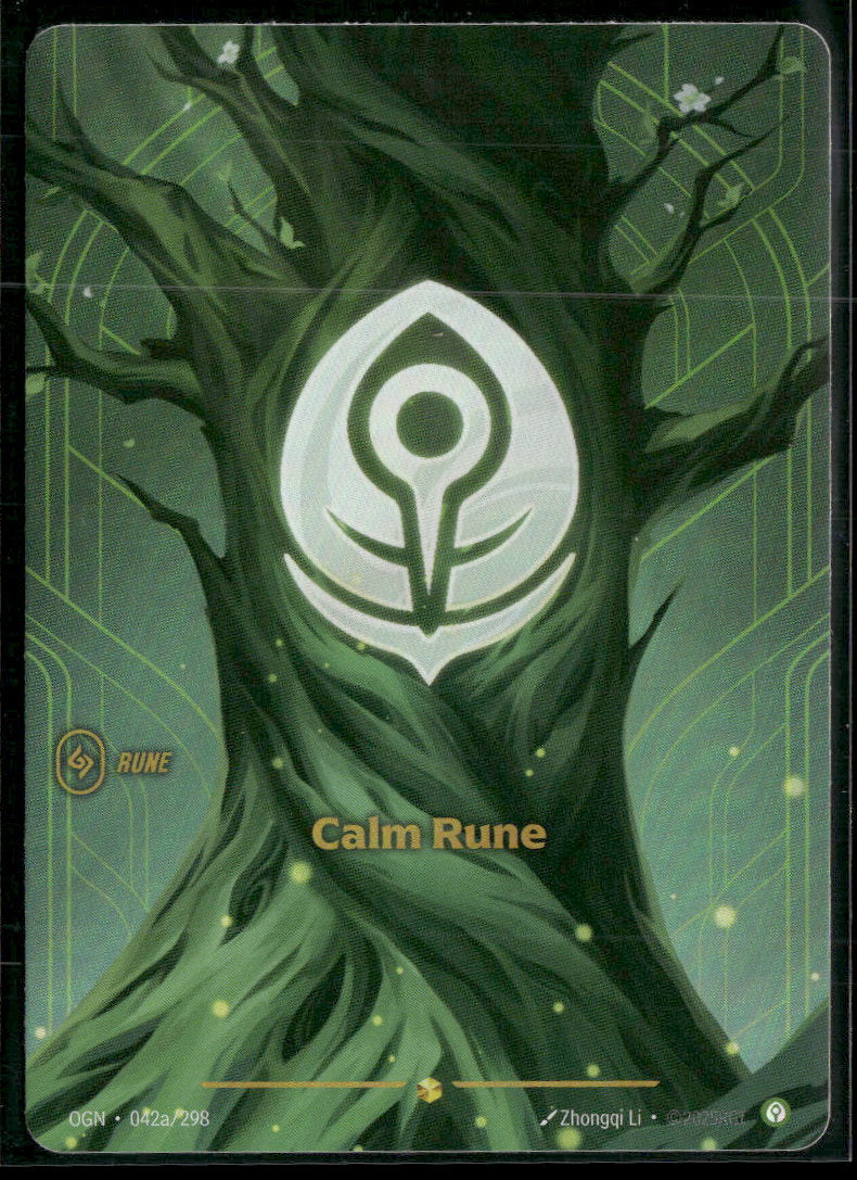 Calm Rune #042a/298 - Riftbound Origins