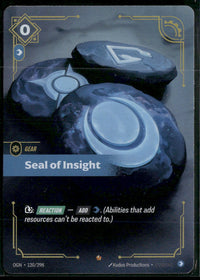 Seal of Insight #120/298 - Riftbound Origins