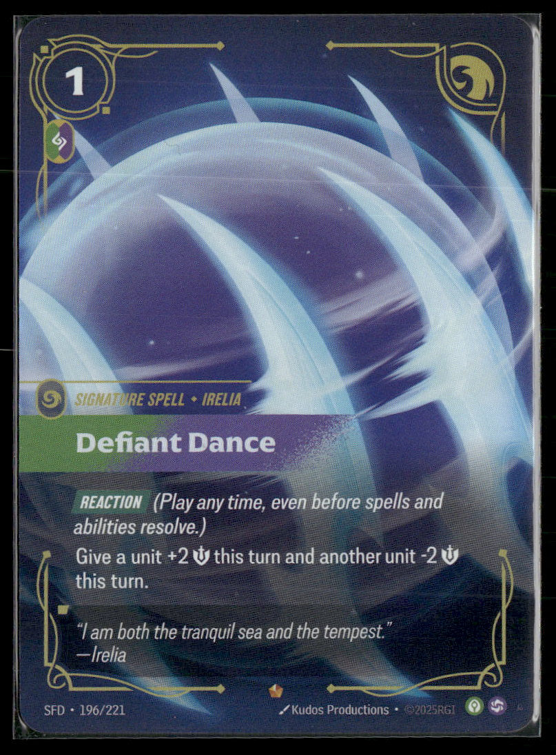 Defiant Dance #196/221 - Riftbound Spiritforged