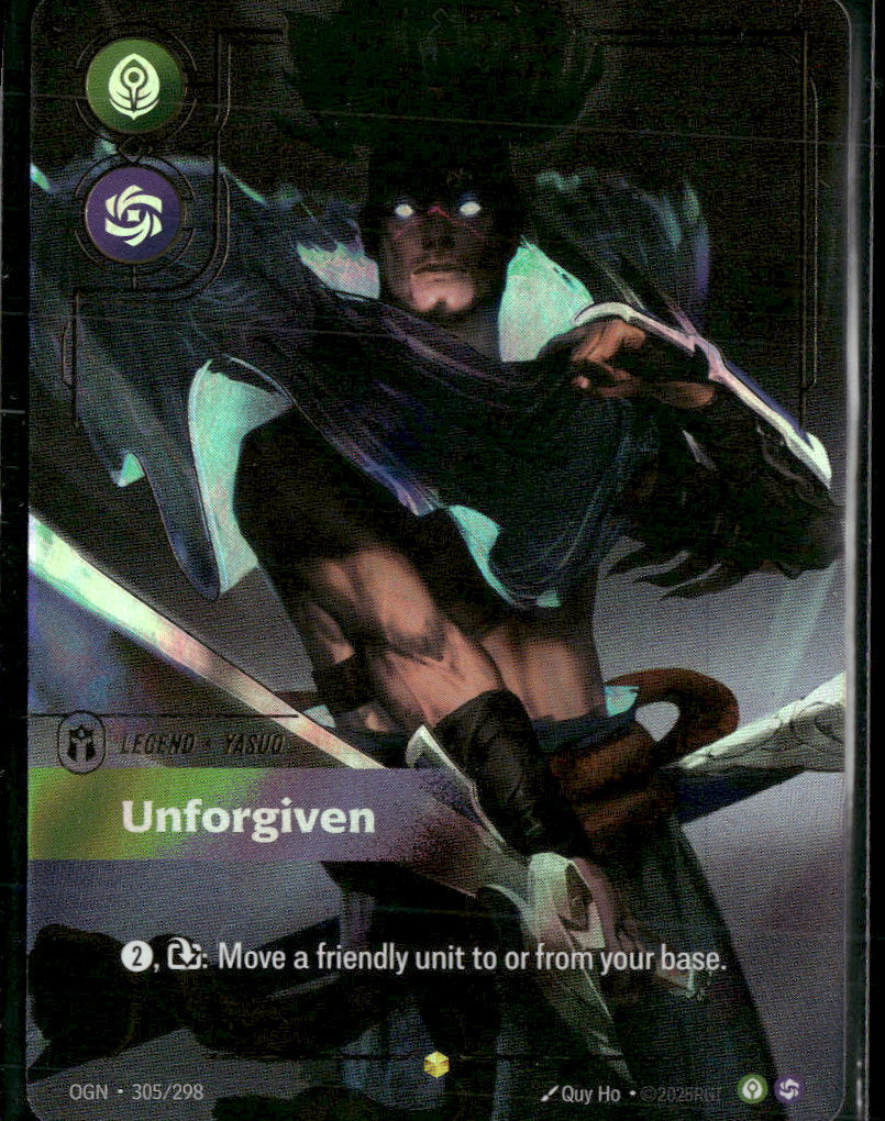 Unforgiven #305/298 Legendary - Riftbound Origins