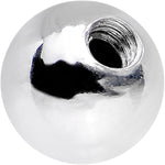 Solid 14k White Gold Replacement Ball 3mm - 16G
