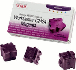 New, Pre-Owned - Xerox WorkCentre C2424 108R006601 Magenta Solid Ink/Inkjet (3/Box)