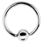 14G 1/2 5mm Stainless Steel BCR Captive Ring