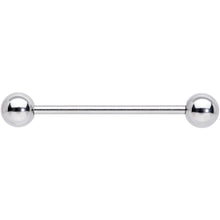 14G STEEL BARBELL Ring 1 inch 6mm