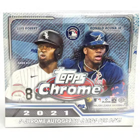 2021 Topps Chrome Baseball Hobby Jumbo Box