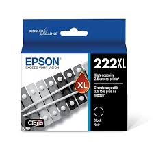 New, Pre-Owned - Epson 222XL High Yield Black Ink Cartridge, T222XL120-S