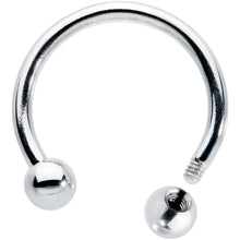 16G STEEL HORSE SHOE Circular Barbell 3/8 3mm
