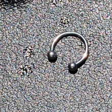 16G STEEL HORSE SHOE Circular Barbell 3/8 3mm