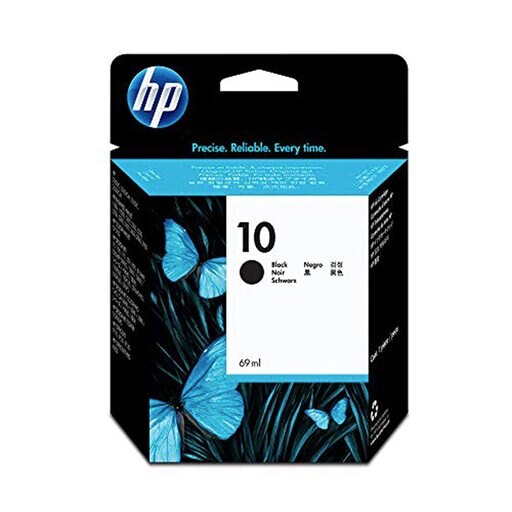 New, Pre-Owned - HP 10 Ink Cartridge Black-C4844A