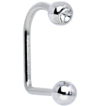 Single Crystal Lippy Loop Ball Labret