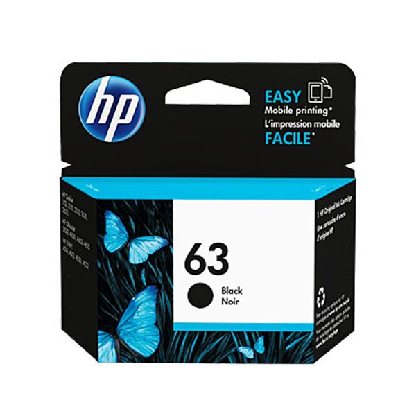 New, Pre-Owned - HP 63 (F6U62AN) Black Ink Cartridge