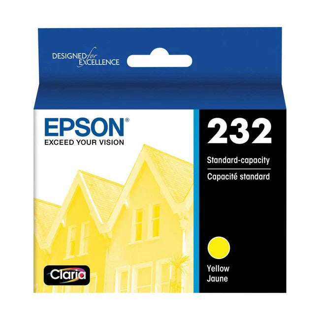 New, Pre-Owned - Epson 232 Standard Yield Yellow Ink Cartridge